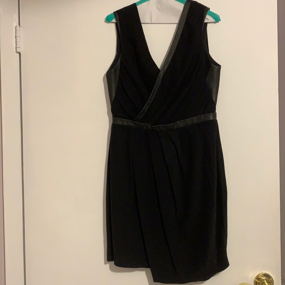 Rag & Bone silk and leather dress.